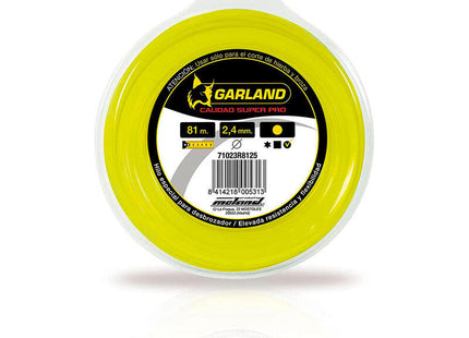 Hilo Dispensador Para Desbrozadora 8m Ø2,4mm Redondo 71023r8125 Garland