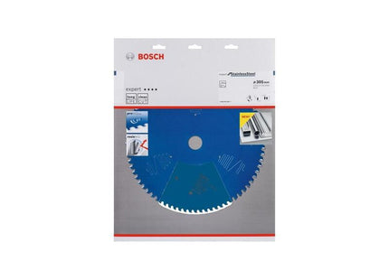 Hoja De Sierra Circular Bosch Professional Expert Para Acero Inoxidable, Ø 305 Mm, Diámetro 80z De 25,4 Mm, Para Sierras Tronzadoras E Ingletadoras 2608644284