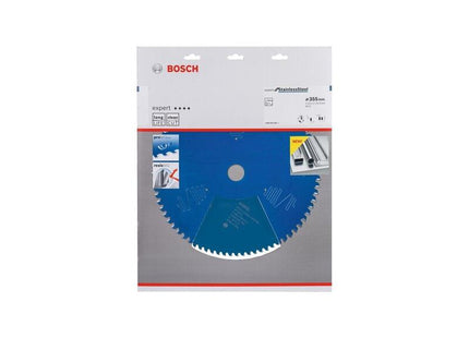 Hoja De Sierra Circular Bosch Professional Expert Para Acero Inoxidable, Ø 355 Mm, Orificio 90z 25,4 Mm, Para Sierras Tronzadoras E Ingletadoras 2608644282