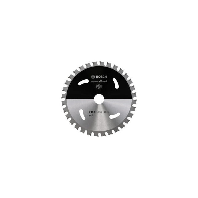 Hoja De Sierra Circular Bosch Professional Standard Para Acero, Ø 150 Mm, Orificio 32z De 20 Mm, Para Sierras Circulares Portátiles A Batería 2608837748