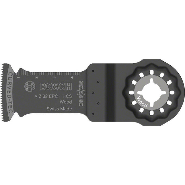 Hoja De Sierra De Inmersión Bosch Aiz 32 Epc Madera (10 Piezas, Hcs, Ancho 32 Mm) 2608664472