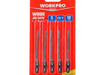 Hoja Sierra Calar, Juego 5 Piezas T101a0 Madera. Workpro