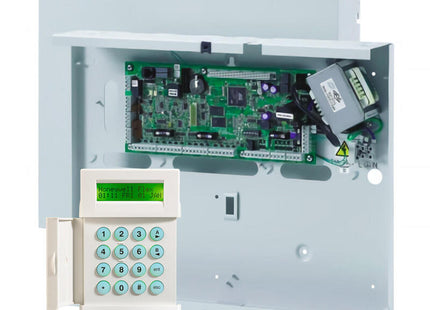 Honeywell C048-D-E1-Kpd Kit Central Galaxy Dimension 16 Zonas Hasta 48 Y Teclado Mk7. Grado 3.