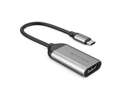 Hyper Hd-H8k Usb Tipo C Hdmi Acero Inoxidable