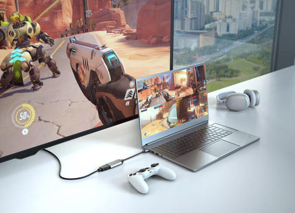 Hyper Hd-H8k Usb Tipo C Hdmi Acero Inoxidable