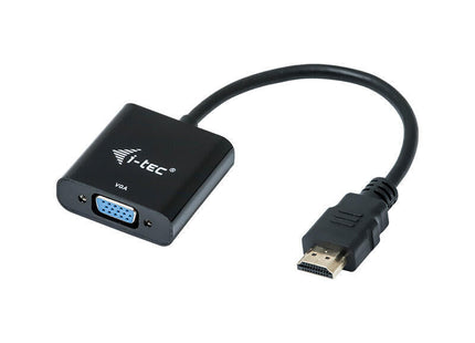 I-Tec Adaptador Hdmi A Vga Full-Hd 1920x1080 / 60 Hz Cable Conector Hdmi Dorado De 15 Cm