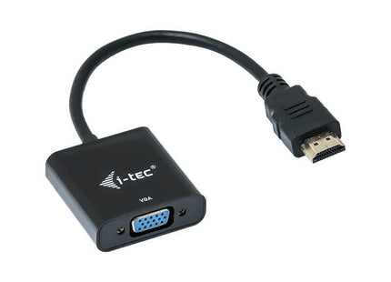 I-Tec Adaptador Hdmi A Vga Full-Hd 1920x1080 / 60 Hz Cable Conector Hdmi Dorado De 15 Cm