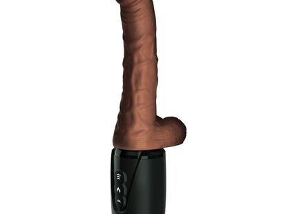 Vibrador King Cock Plus Triple Threat - Marrón