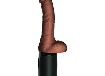 Vibrador King Cock Plus Triple Threat - Marrón