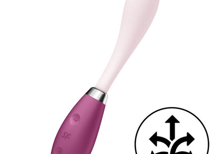 Satisfyer G-Spot Flex 3 Multi Vibrador Rojo