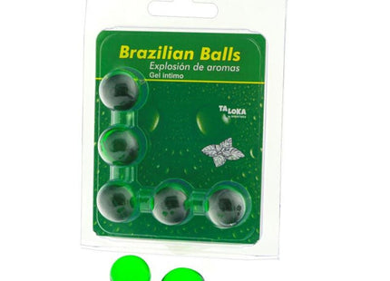 Taloka - Brazilian Balls Gel Íntimo Menta 5 Bolas