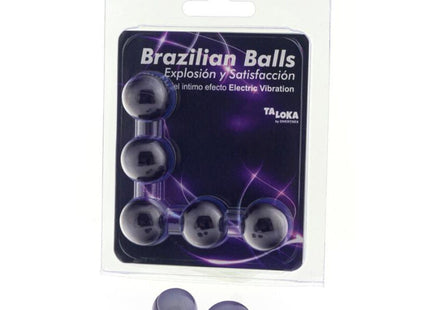 Taloka - Brazilian Balls Gel Excitante Efecto Vibración Eléctrica 5 Bolas