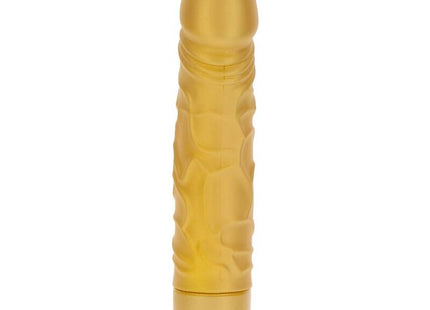 Get Real - Gold Dicker Original Vibrador Dorado