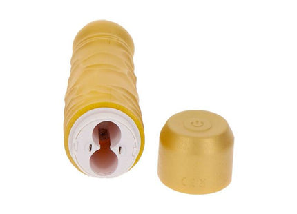 Get Real - Gold Dicker Original Vibrador Dorado