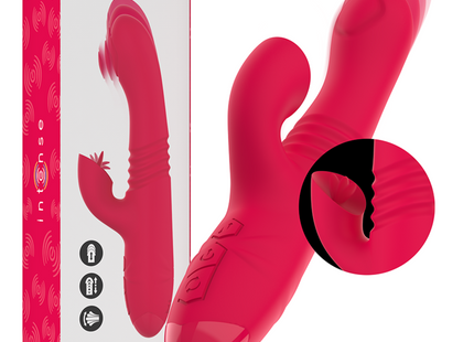 Intense - Dua Vibrador Multifunción Recargable Up & Down Con Lengua Rojo