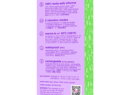 B Swish - Bgee Heat Infinite Deluxe Vibrador Recargable Silicona Lavanda