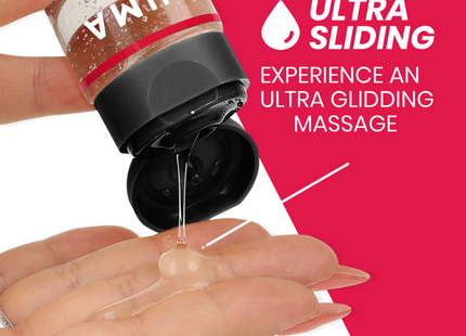 Aceite De Masaje Bruma  Premium Efecto Calor Sabor Fresa 3 En 1