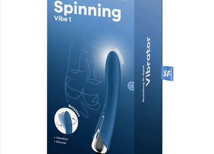 Vibrador Y Rotador  Spinning Vibe 1 Azul