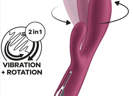 Satisfyer - Spinning Rabbit 1 Estimulacion Clitoris Y Punto G Rojo