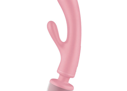 Masajeador Vibrador Satisfyer  Triple Lover  Rabbit Rosa