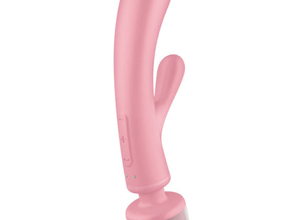 Masajeador Vibrador Satisfyer  Triple Lover  Rabbit Rosa