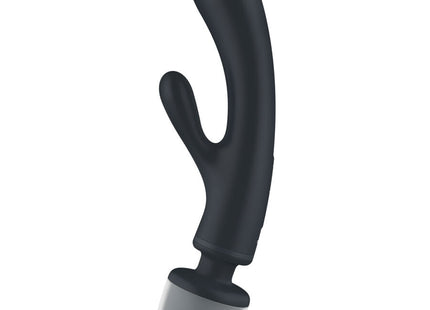 Masajeador Vibrador Satisfyer  Triple Lover  Rabbit Gris