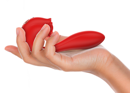 Mia - Selena Estimulador Vibrating + Tapping Rojo