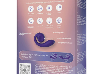 Snail Vibe - Gizi Estimulador Dual Violeta