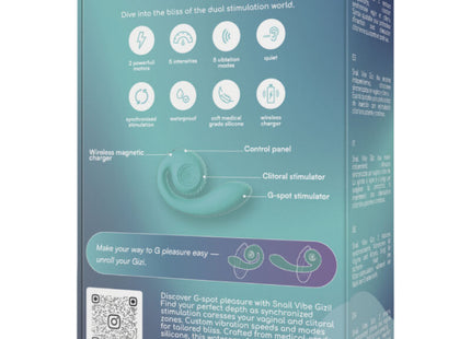 Snail Vibe - Gizi Estimulador Dual Turquesa