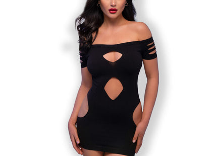 Chilirose - Cr 4671 Vestido Negro S/M