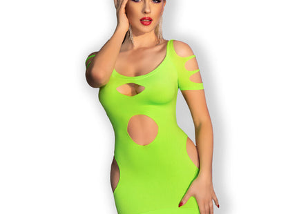 Chilirose - Cr 4671 Vestido Verde S/M