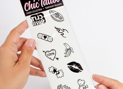 Secret Play - Set De 10 Tattoos Temporales Candy Collection