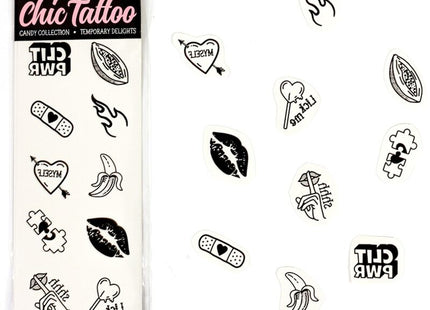 Secret Play - Set De 10 Tattoos Temporales Candy Collection