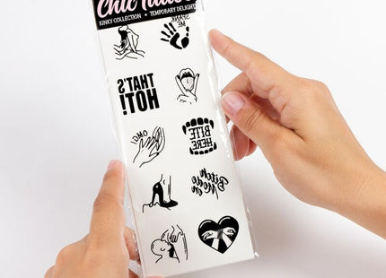 Secret Play - Set De 10 Tattoos Temporales Kinky Collection