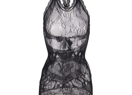 Subblime - 952075 Vestido Corto De Rejilla Con Espalda Descubierta Y Detalle De Corazón Negro Talla Única