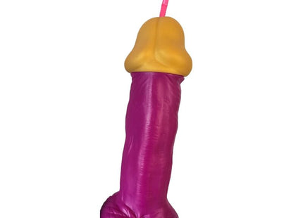 Vaso Con Forma De Pene Plastico Fuscia 500 Ml