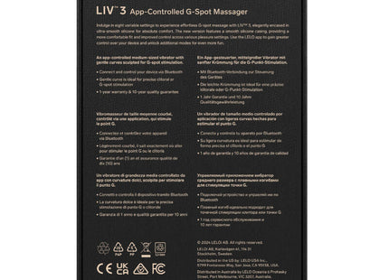 Lelo -  Liv 3 Estimulador Punto G Rosa