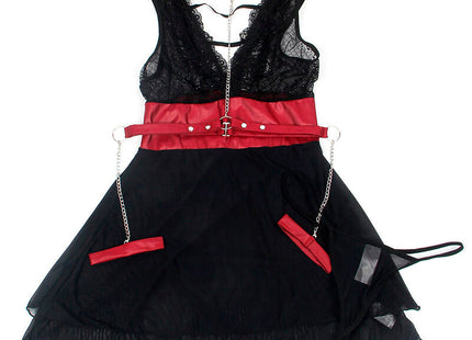 Subblime - 954420 Vestido Bondage De Encaje Negro S/M