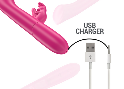 Intense - Julieta Vibrador Rabbit 18,6 Cm 10 Vibraciones Rosa