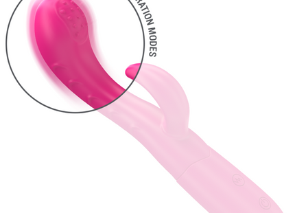 Intense - Amara Vibrador Con Lengua Estimuladora 10 Vibraciones Rosa