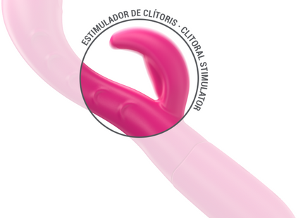Intense - Amara Vibrador Con Lengua Estimuladora 10 Vibraciones Rosa