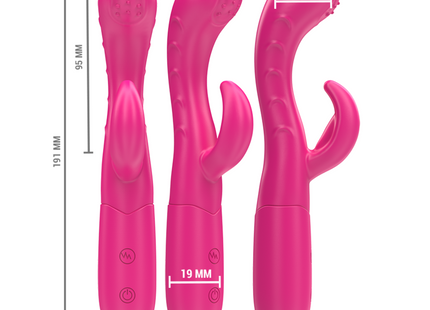 Intense - Amara Vibrador Con Lengua Estimuladora 10 Vibraciones Rosa