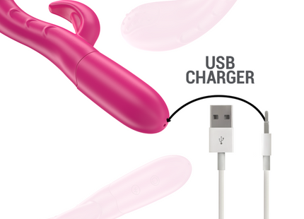 Intense - Amara Vibrador Con Lengua Estimuladora 10 Vibraciones Rosa