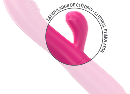 Intense - Ivy Vibrador Flexible 10 Vibraciones Con Lengua Estimuladora Rosa