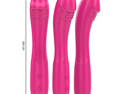 Intense - Belinda Vibrador 19 Cm Flexible 10 Vibraciones Rosa