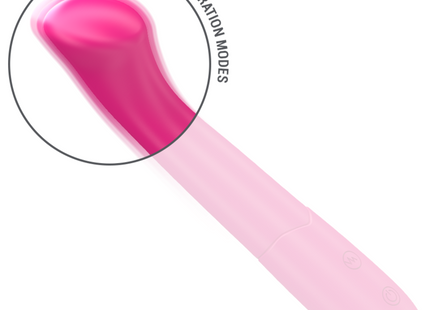 Intense - Paty Vibrador 19 Cm Flexible 10 Vibraciones Modelo 2 Rosa