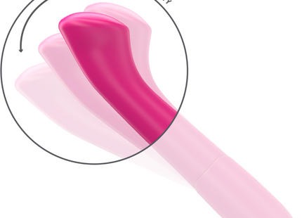 Intense - Paty Vibrador 19 Cm Flexible 10 Vibraciones Modelo 2 Rosa