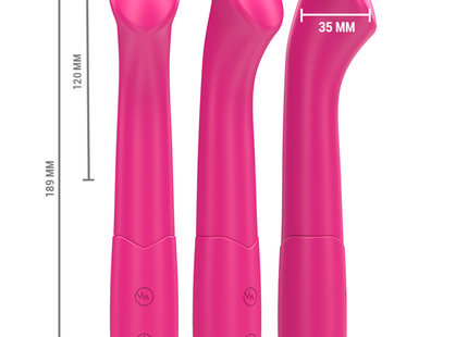 Intense - Paty Vibrador 19 Cm Flexible 10 Vibraciones Modelo 2 Rosa