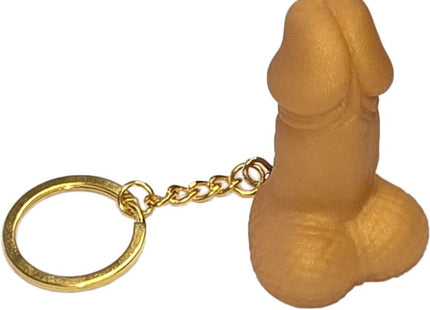 Diablo Picante - Llavero Forma Pene Dorado