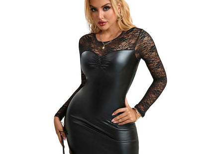 Subblime - 955601 Vestido De Manga Larga Con Encaje Negro L/Xl